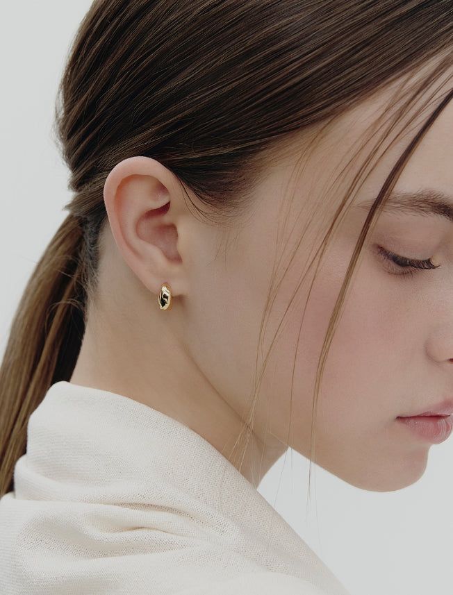 26SS★ Truvion Silver One-Touch Earrings S