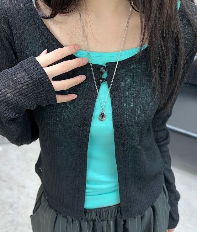 Loen Two-Button Summer Cardigan
