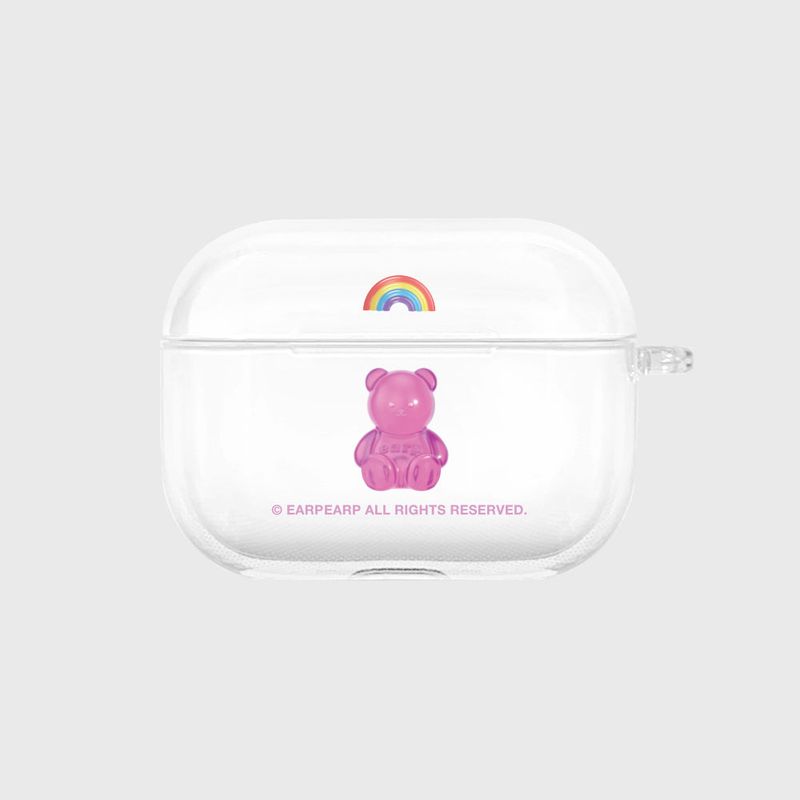 EARPEARP(アプアプ)の「JELLY COVY-PINK(AIR PODS PRO-CLEAR HARD)(Smartphone Accessories)」