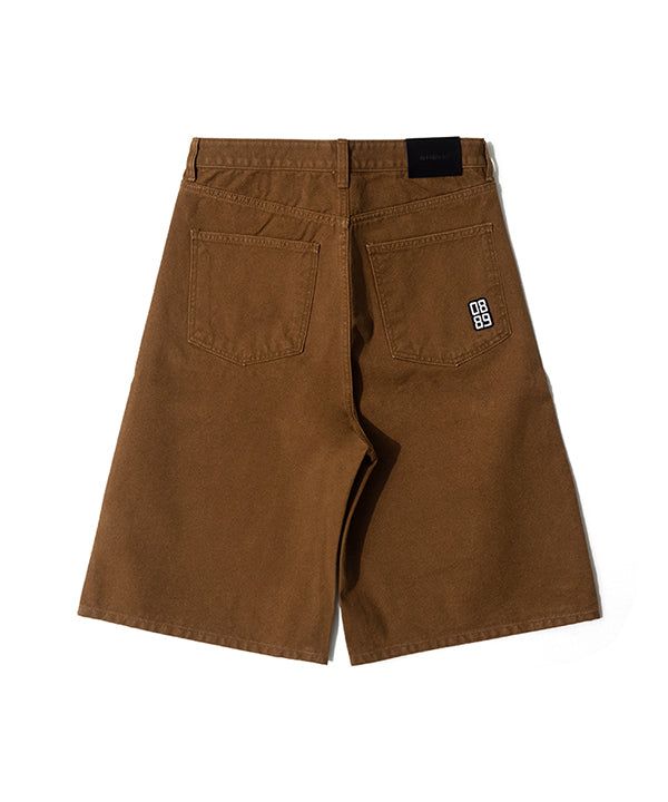 LB Oxford Wide Bermuda Shorts (Brown)