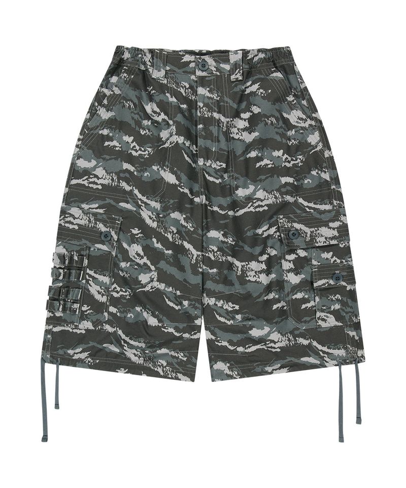 UTILITY CARGO CAMO SHORTS
