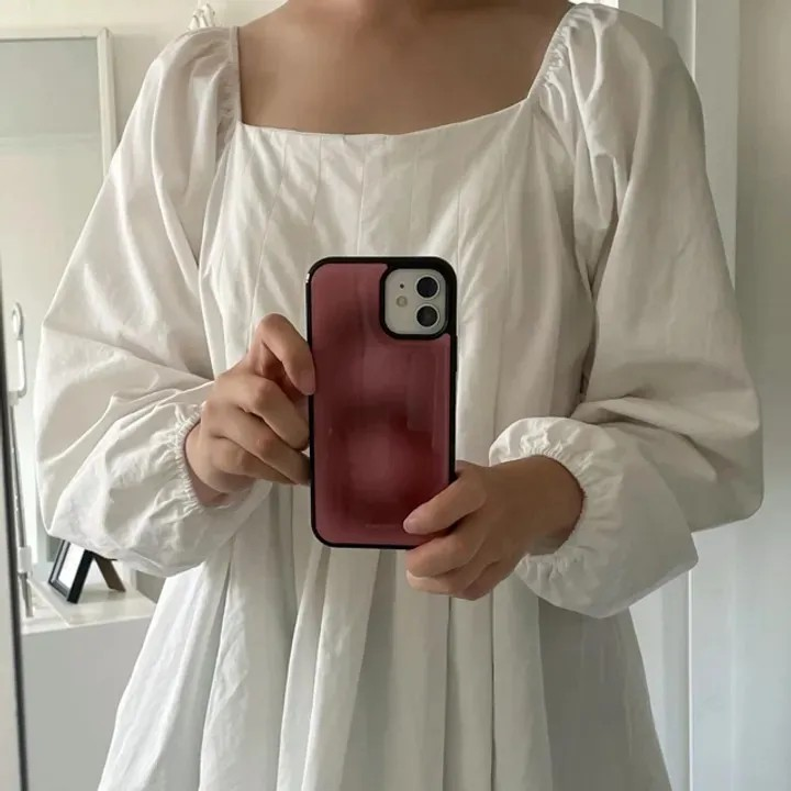 Fog Raspberry Gradient Epoxy Bumper Case