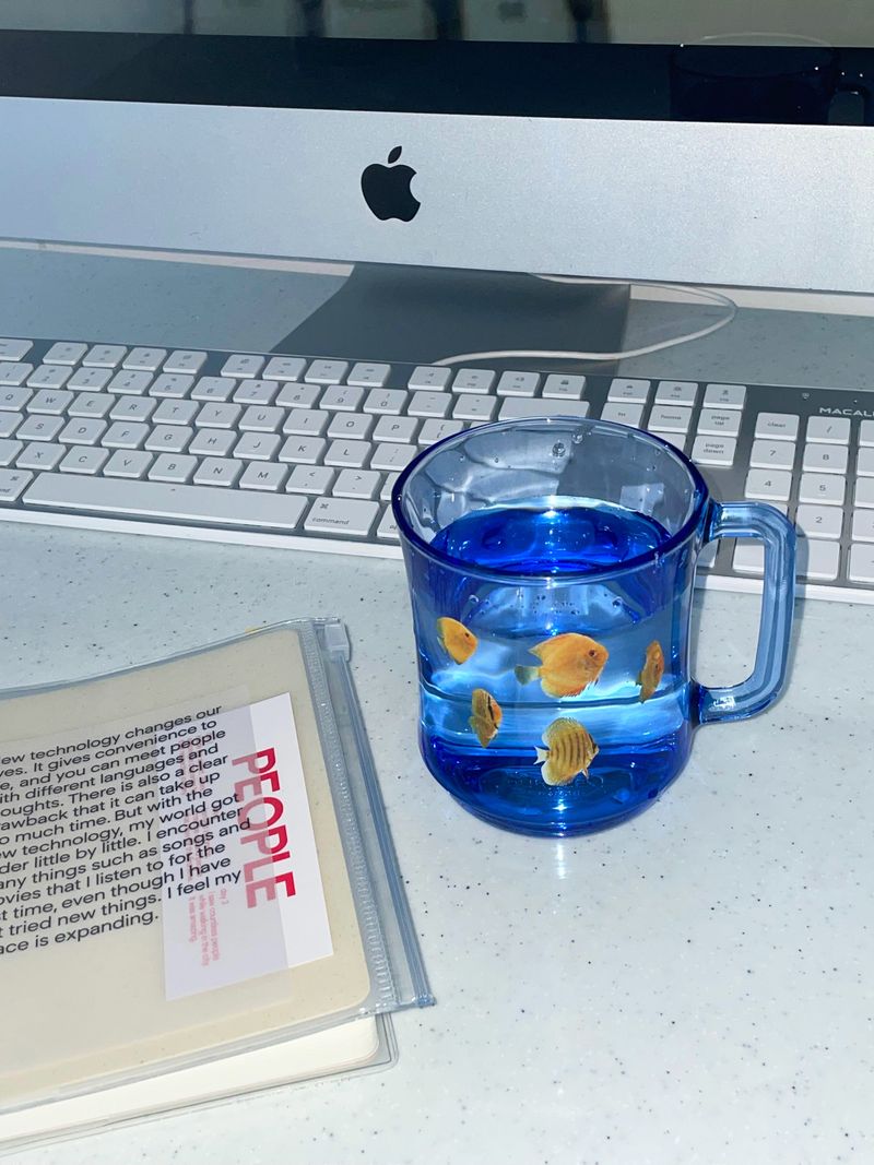 fish cup(yellow)