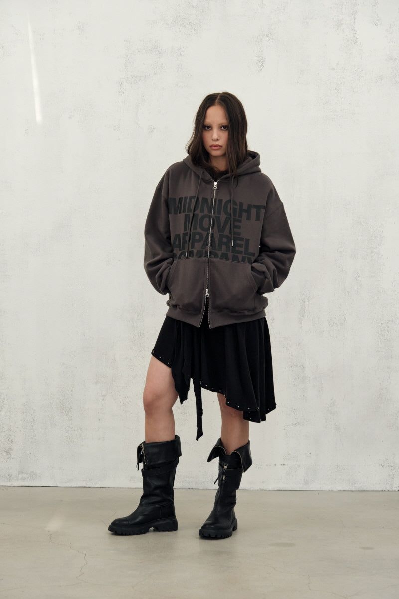 st stud skirt (black)
