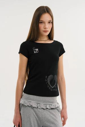 threetimes(スリータイムズ)の「【即日発送】tt cross tee(Tops)」