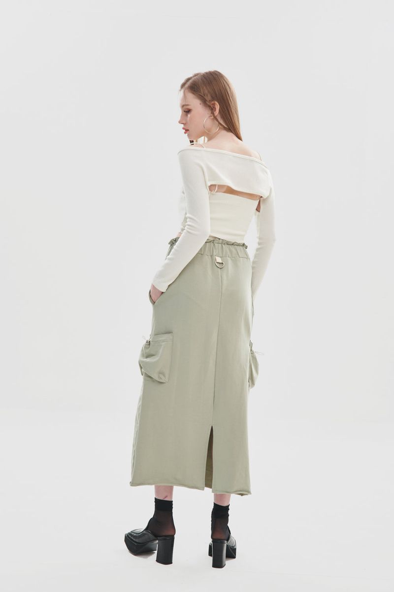 POCKET LONG SKIRT