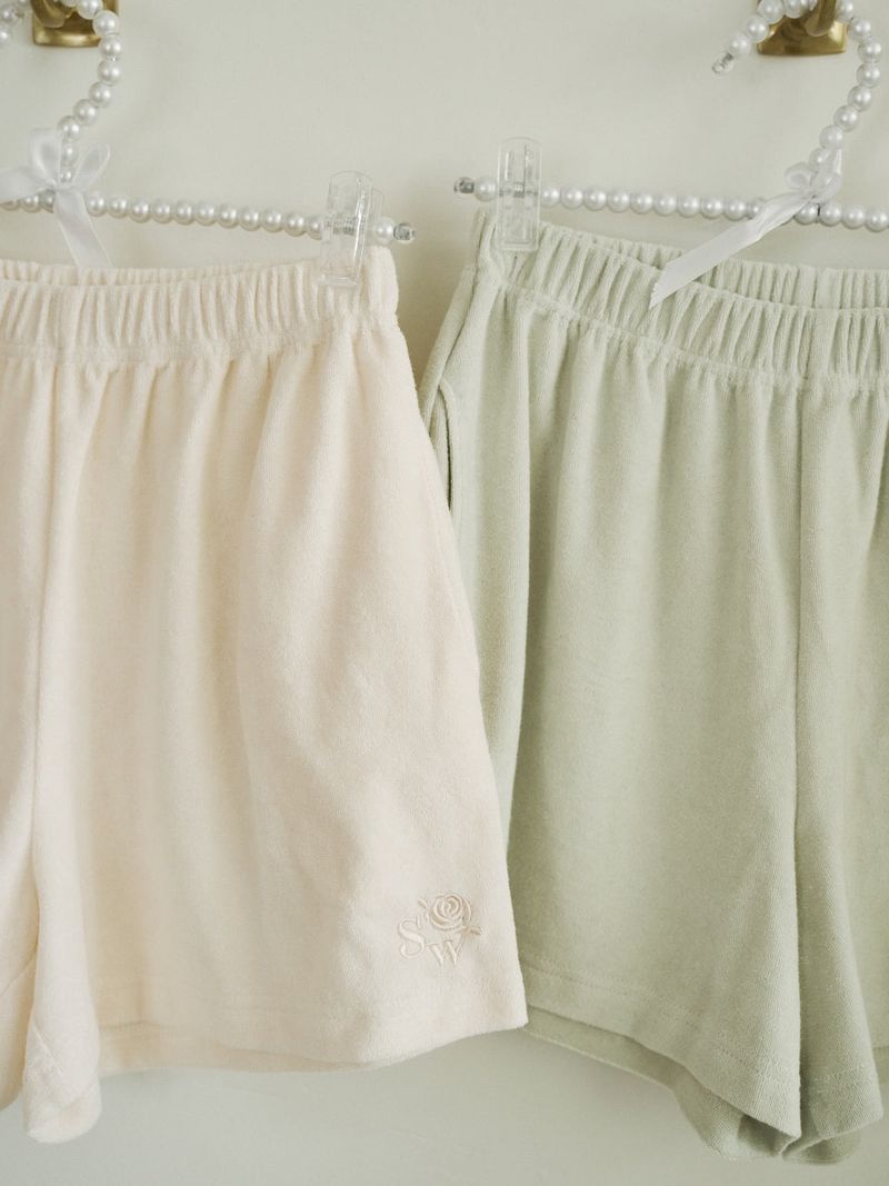 Ice Cream Terry Shorts_butter