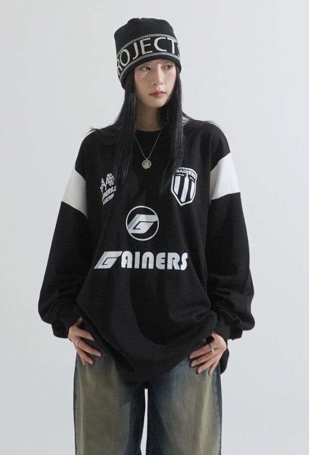 KIXI（キッシー）の「Big over varsity t-shirt（Tops）」
