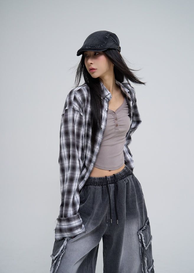 High Wrinkle Decky Check Shirt