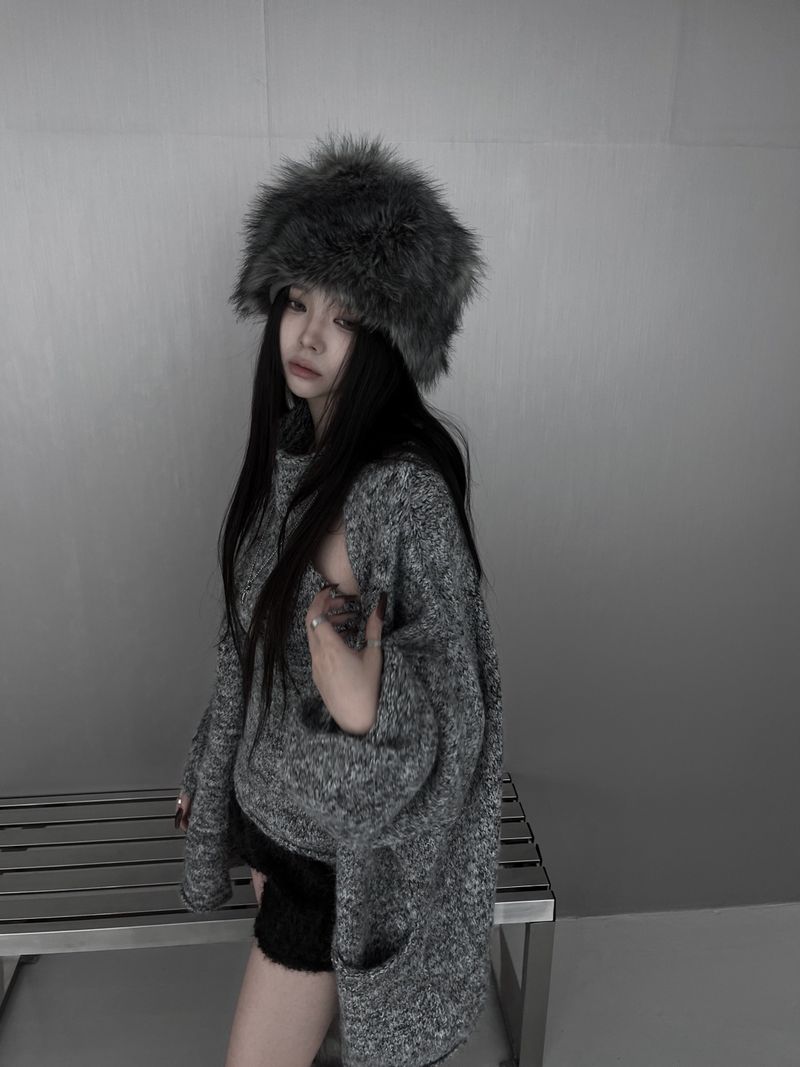 URBAN UNIQUE（アーバンユニーク）の「[set] frost veil halter knit set（Tops）」