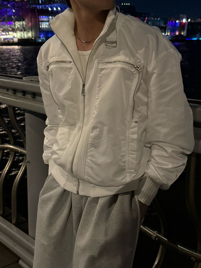 Banded ma-1 windbreaker