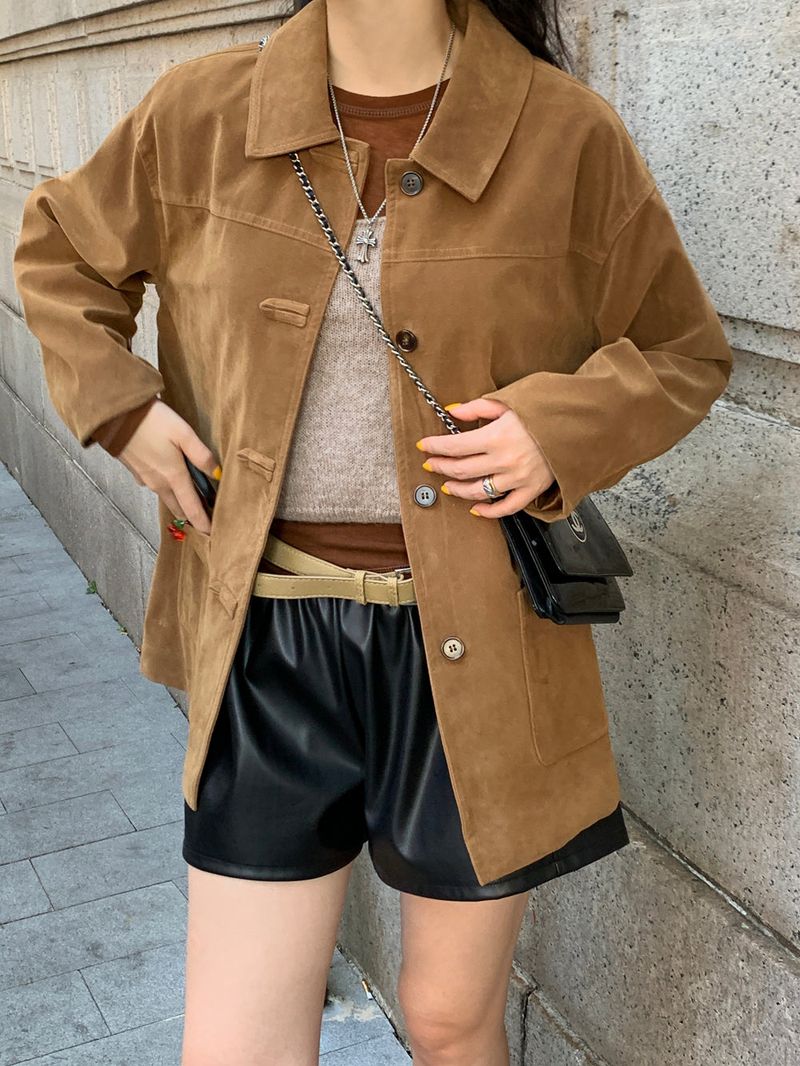 [MADE] Le Elle Leather Shorts