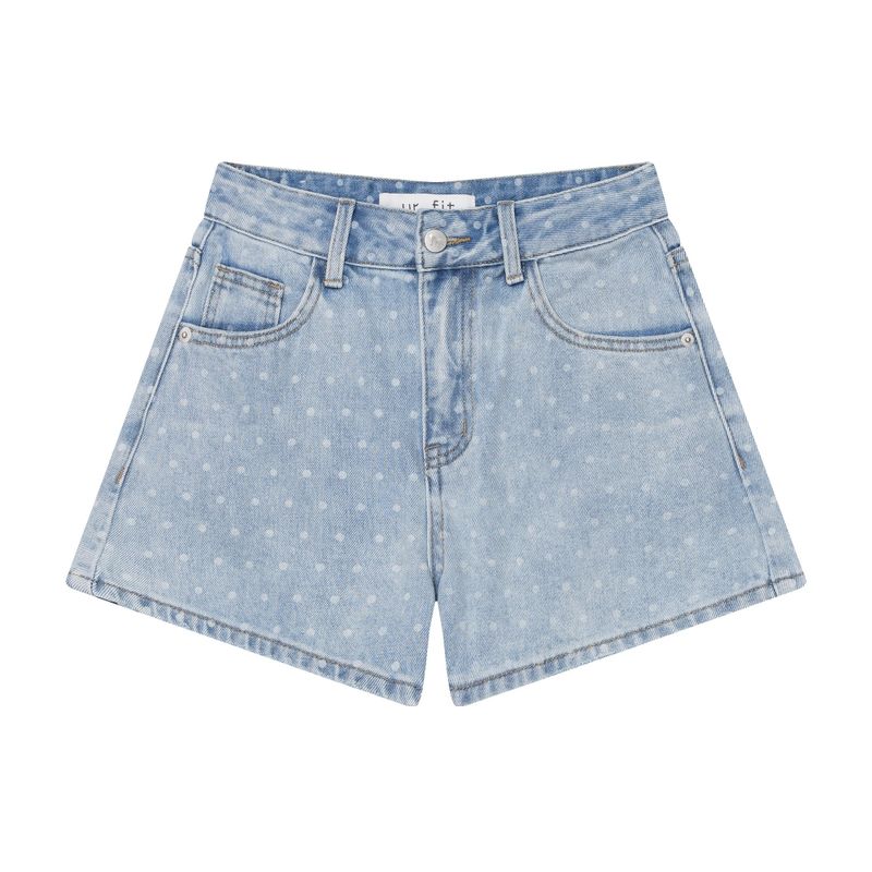 LIGHT BLUE DOT DENIM PANTS 21101