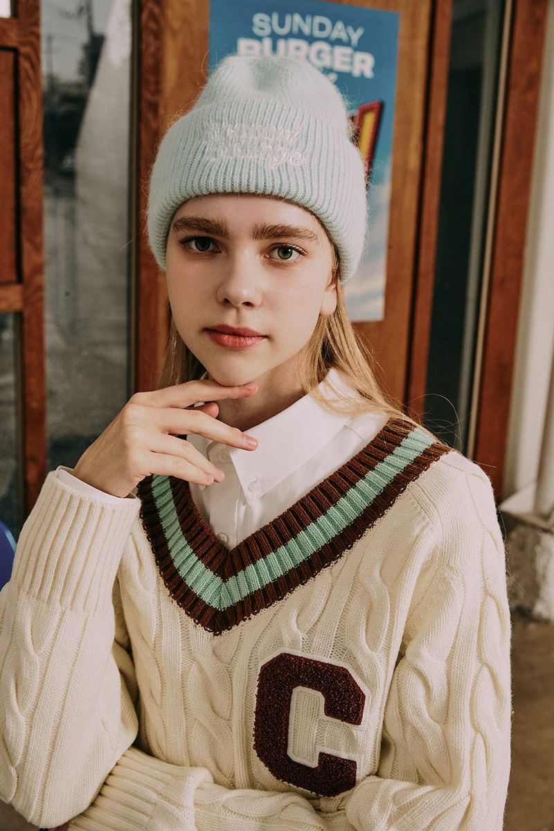 Soft Angora Mint Beanie [Unisex]