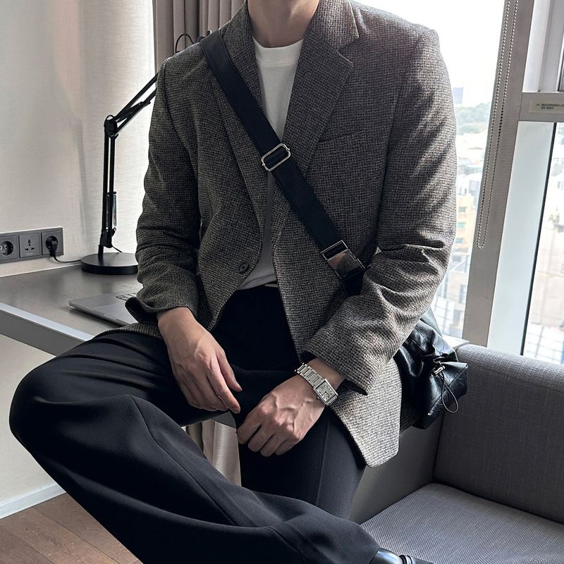 lemenne（ルメンヌ）の「[Premium] LMN Eco Two Burton Wool Checkered Jacket (2 colors)（Jackets/Outerwear）」