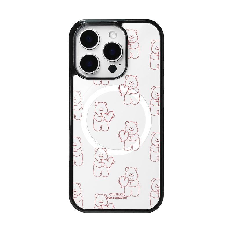 TUTEOGI(トゥトギ)の「TUTEOGI ‘Love is All' Magnet Ring red case(Smartphone Accessories)」