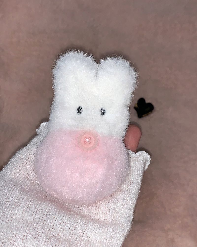 Blanket Bunny Kkongkkong Doll Keyring