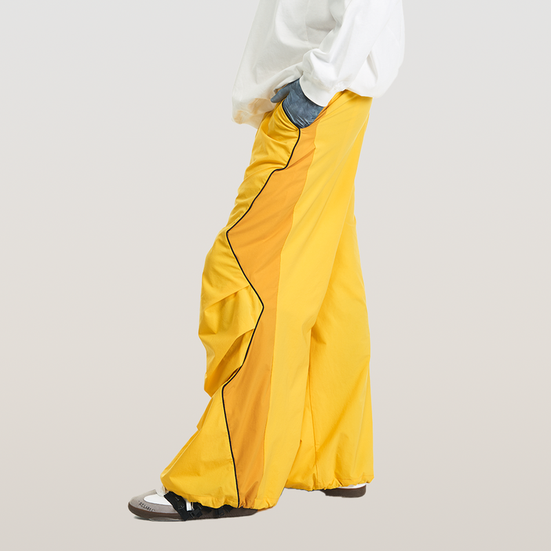 RELABEL 23AW Linear Deconstructed Split Patchwork Leisure Pants