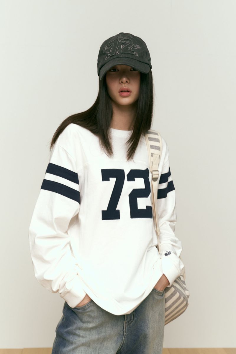 72 APPLIQUE BALL CAP [CHARCOAL]