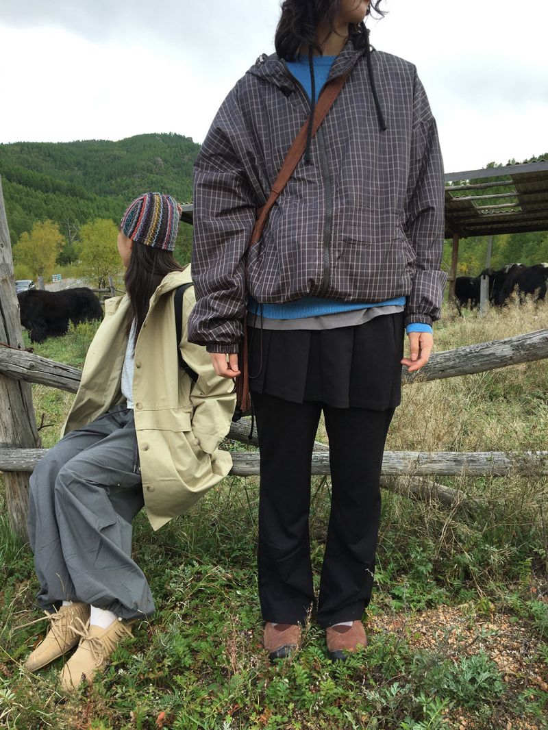 Brick Pleated Skirt Pants (2color)