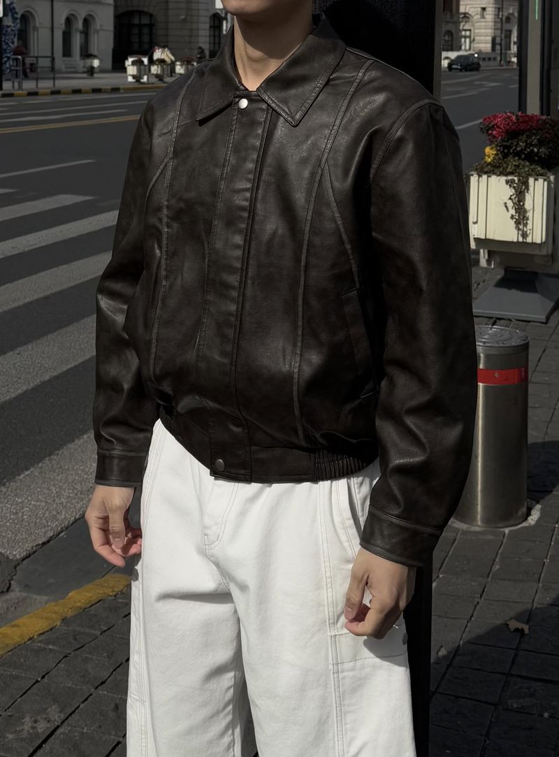 HIMUL STITCH CURVED PANTS