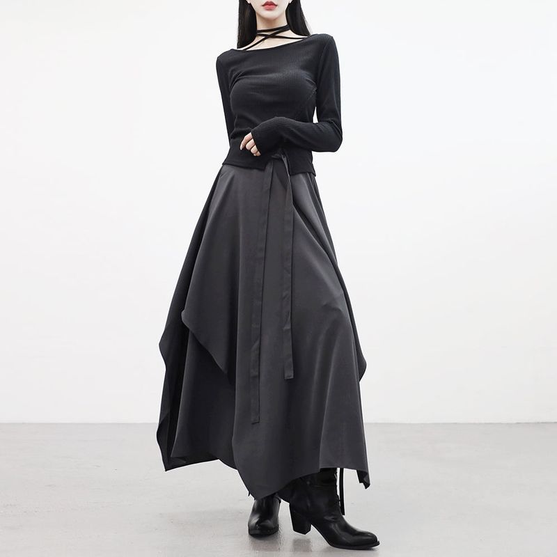 Prène Flared Wrap Skirt