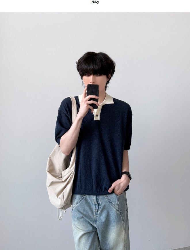 YOURNUS（ユアナス）の「Saint Boucle Collar Knit（Tops）」