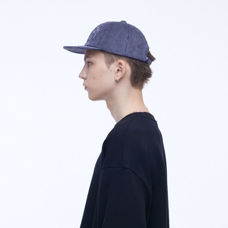 Illusion Corduroy Cap Grey