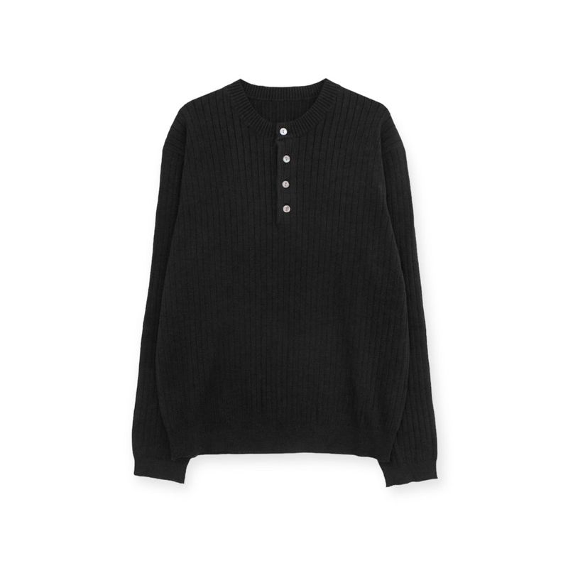 LMN Verbony 4 Button Long Sleeve Knitwear (5 colors)