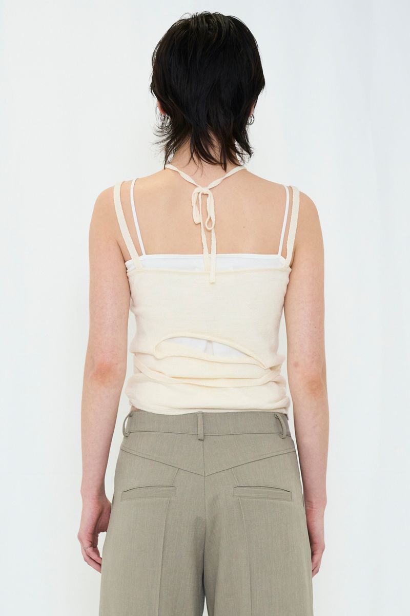 LAYERED KNIT CAMISOLE