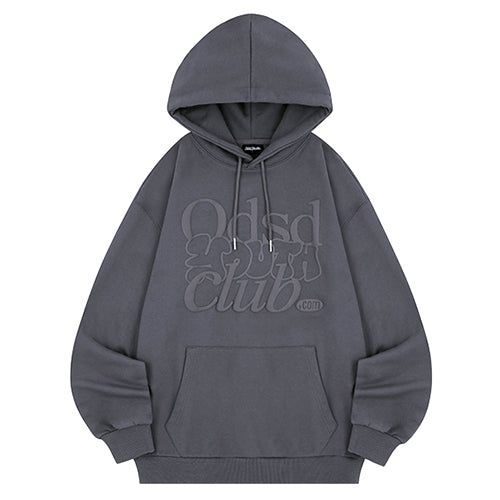 ODSD Embossing Logo Oversized Fit Hoodie
