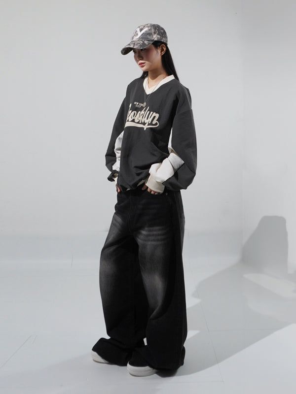 (UNISEX) NY Overfit Crispy Sweatshirt