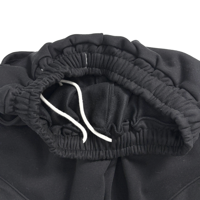 rib fleece sweat pants