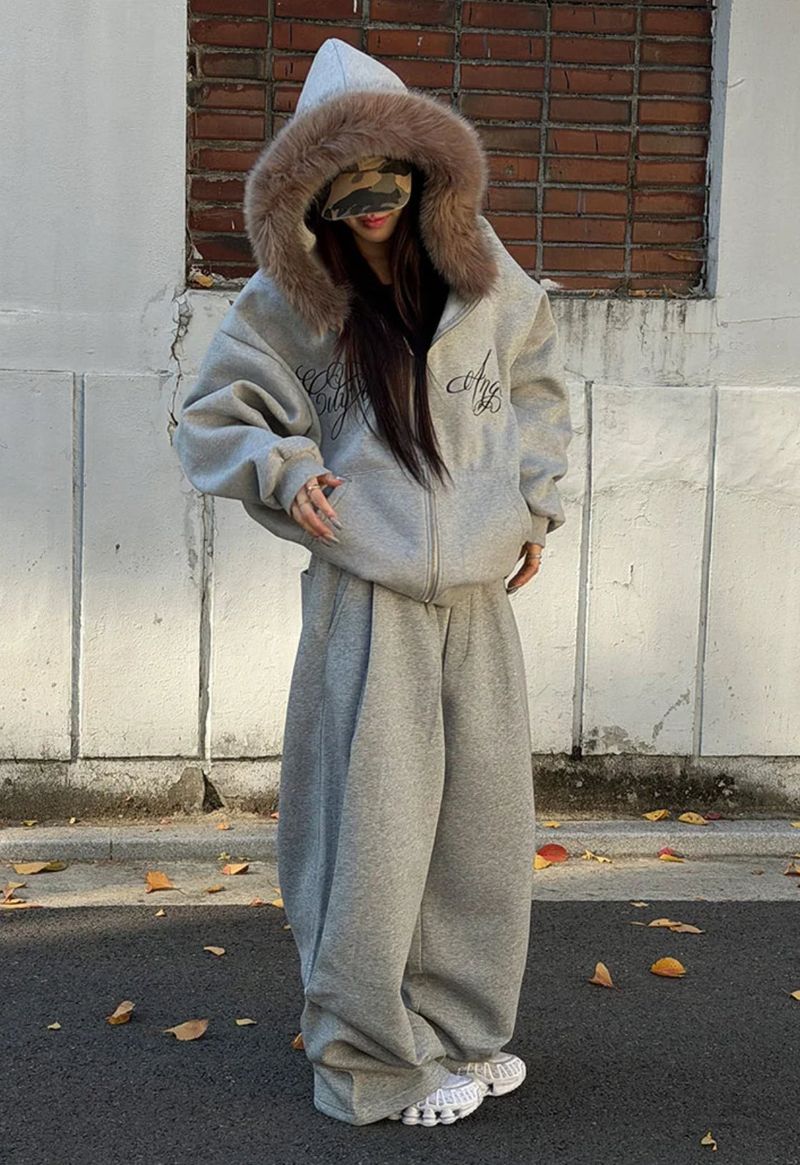 [Hard cotton] Half tuck sweat pants(2color)
