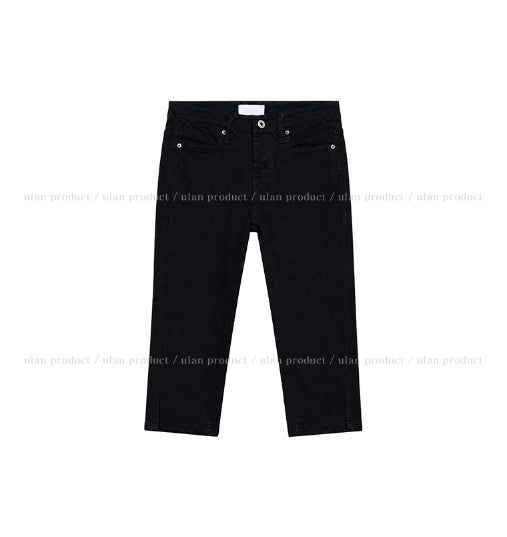 Menie Slit Span Capri Pants