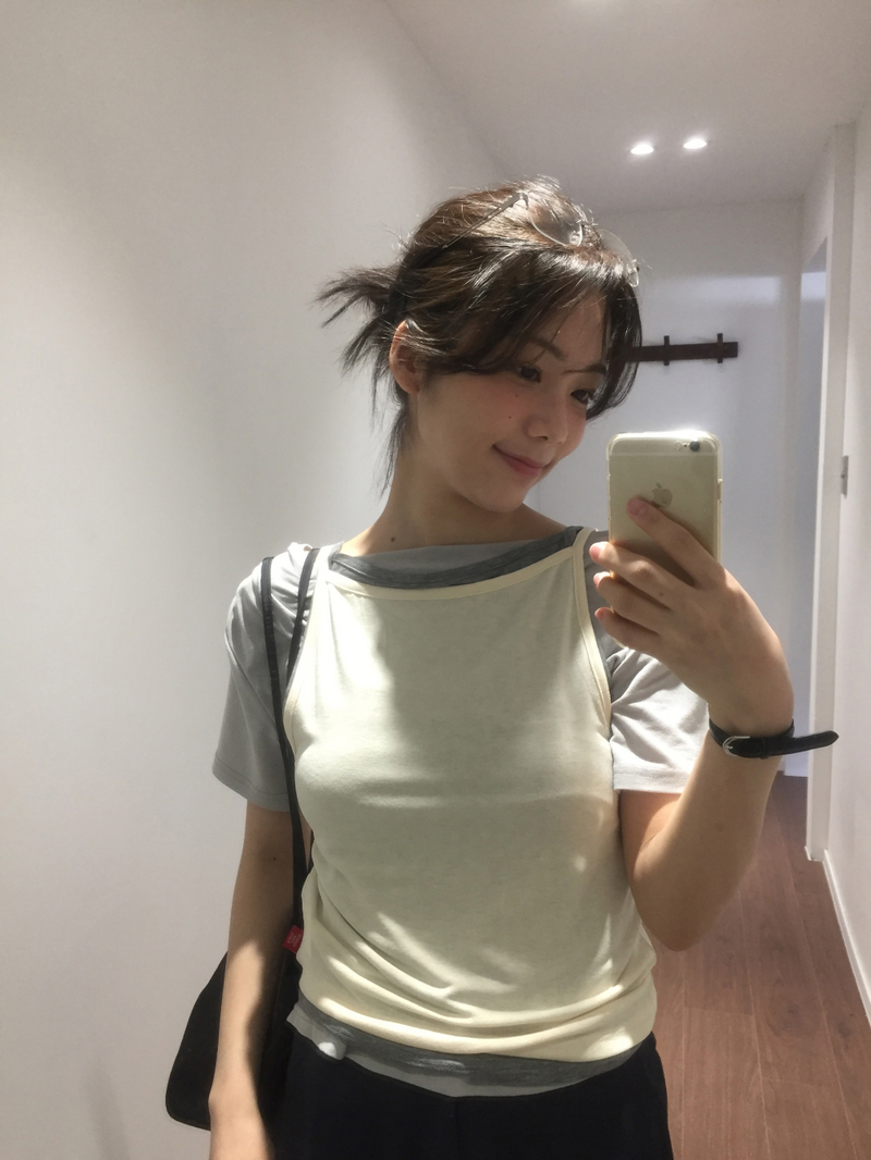 YWD SHIRRING T-SHIRTS (3color)
