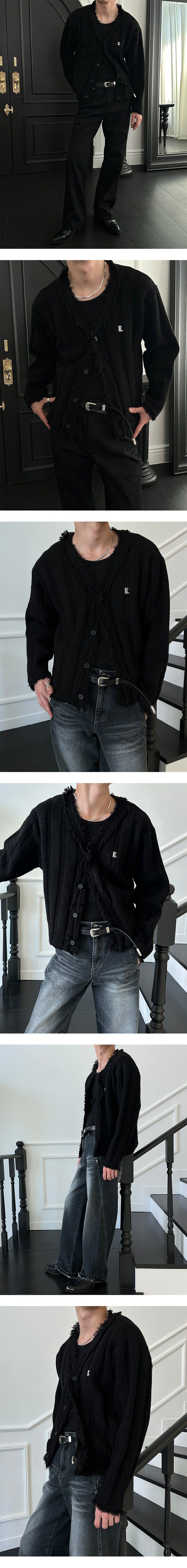 [MADE] Tessel cutting golgi cardigan(2color)