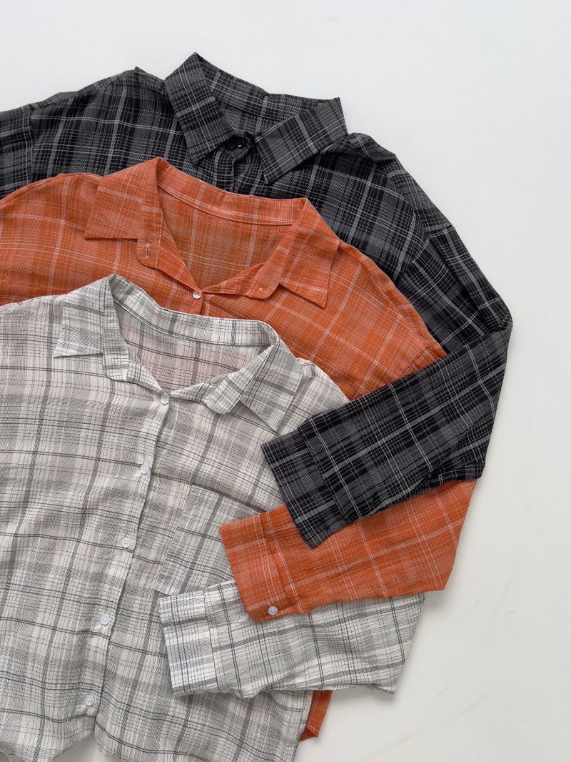 Maro Check Loose Fit Shirt