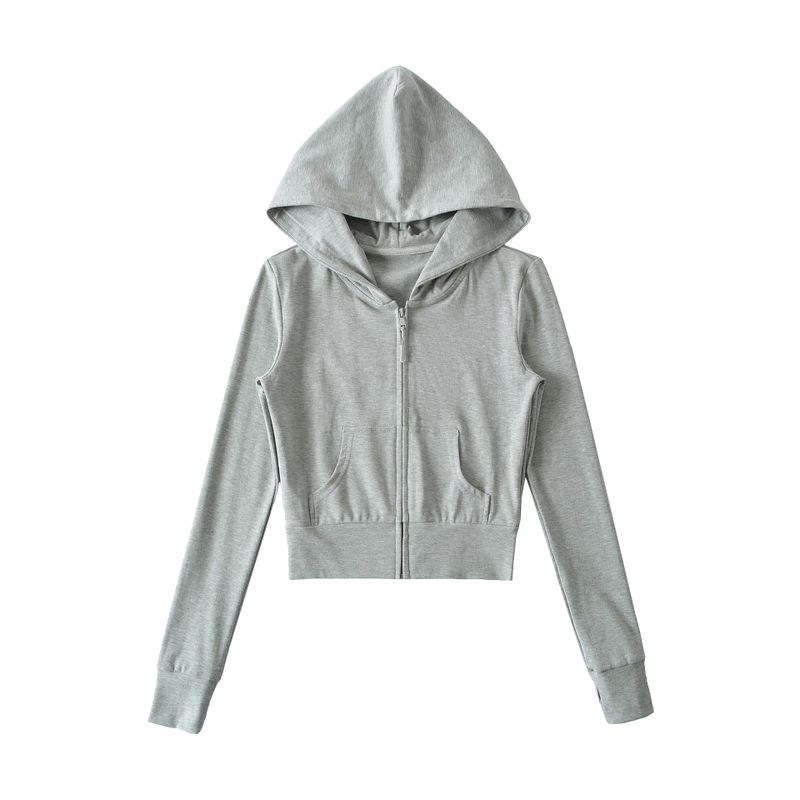 Color Point Hood Jacket