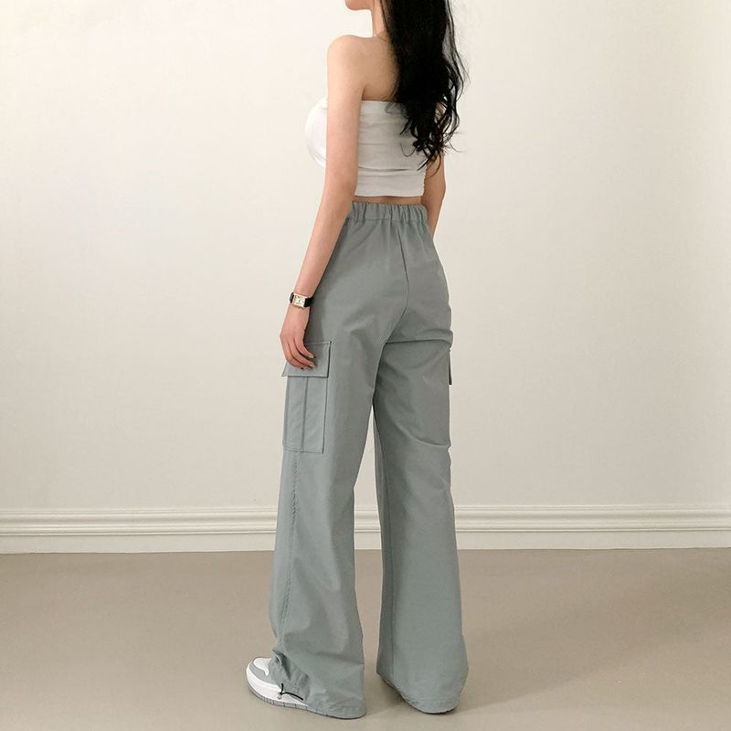 [Bellide made/short, long] Urban two-way string cargo pants