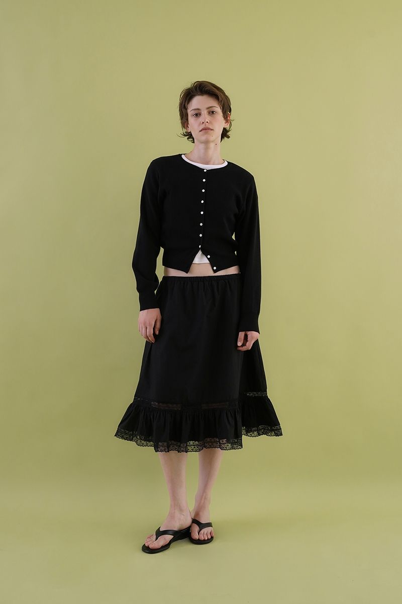 Faye lace skirt_black