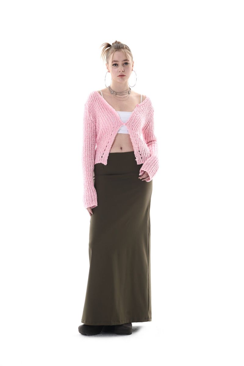 STITCH MAXI SKIRT