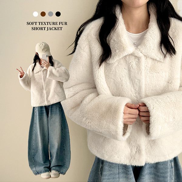 Somi Soft Touch Eco Per Collar Jacket