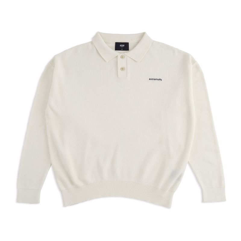 LIGHT POLO KNIT SWEATER