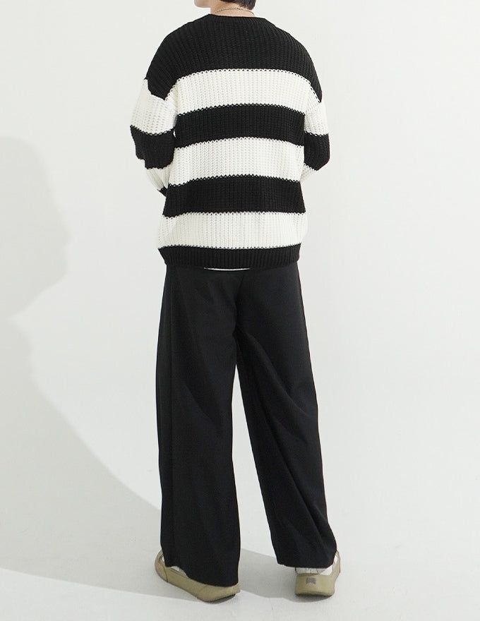 Two-button Wrap Pants