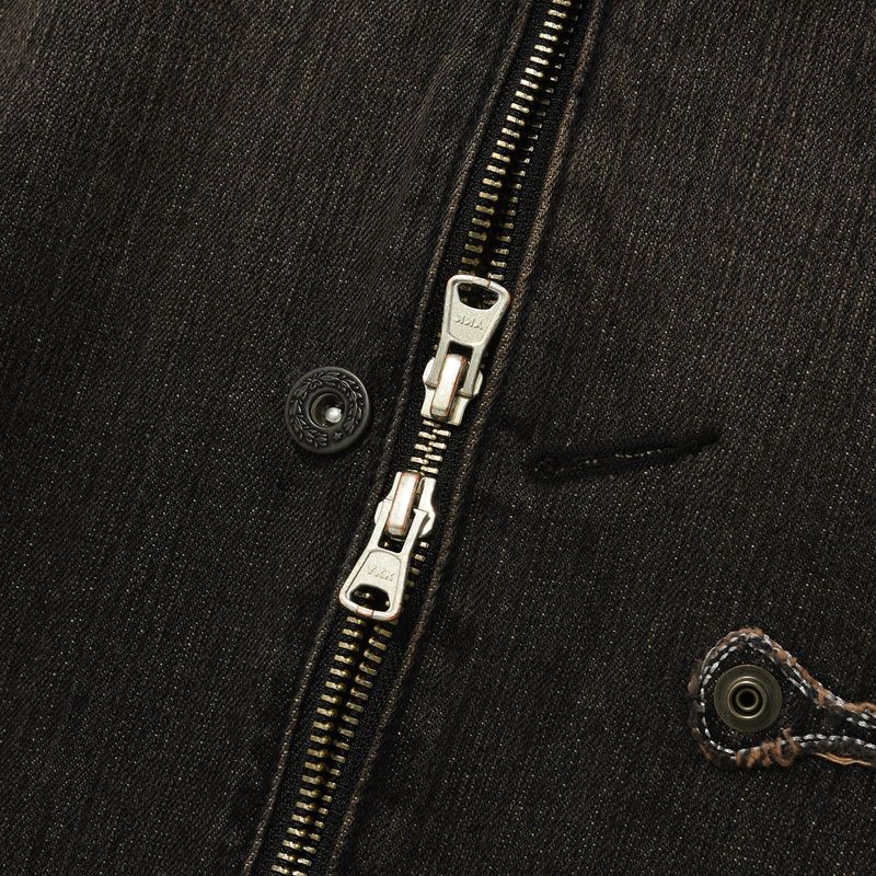 Wallet denim jacket / Vintage black