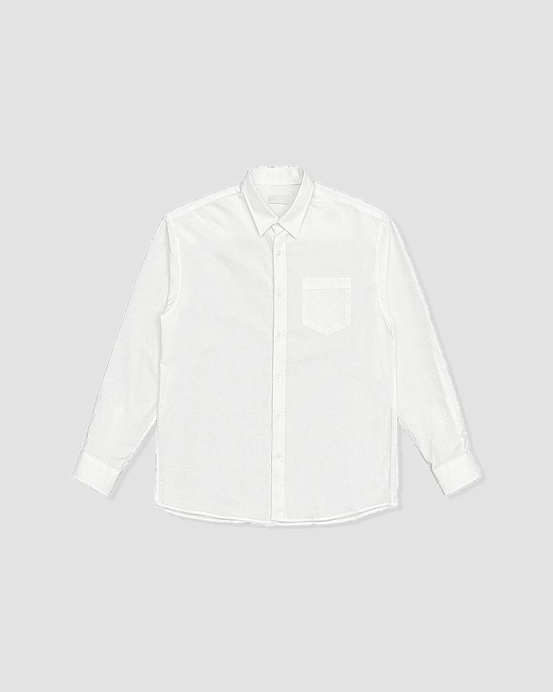 Formal Cotton Washed Oversized Shirt