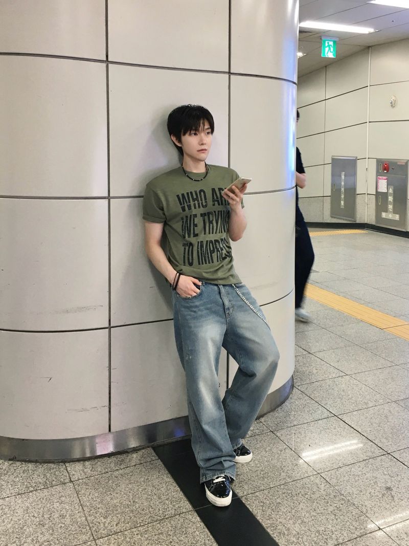 IM Press Slub Short Sleeve T-shirt 4C