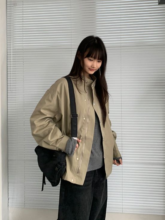 Unica High Neck Bomber Jacket