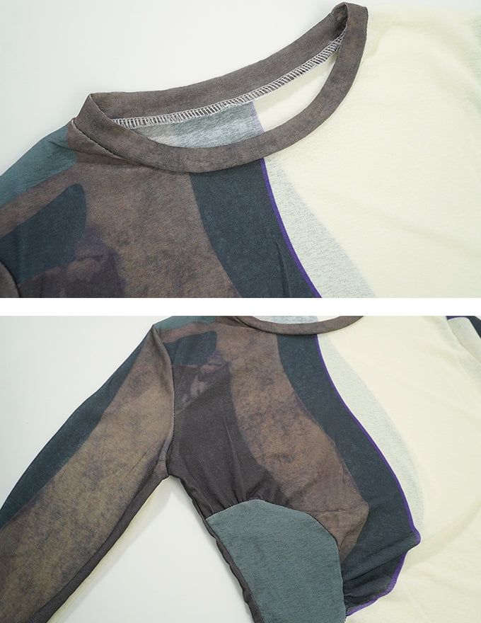 Y2K See-through Multi Layer Top